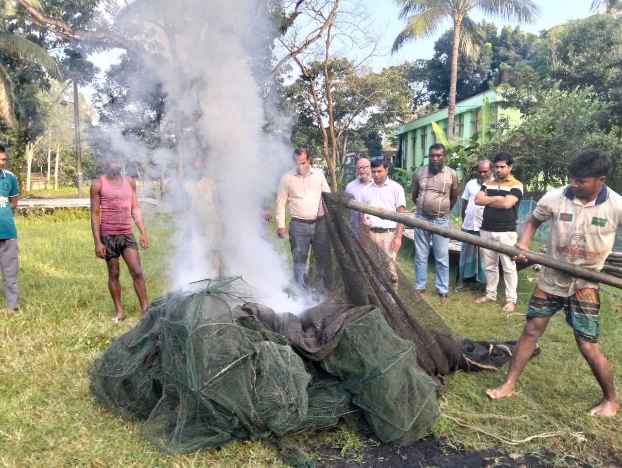 ভ্রাম্যমাণ আদালতের অভিযান, জাল জব্দ-জরিমানা
